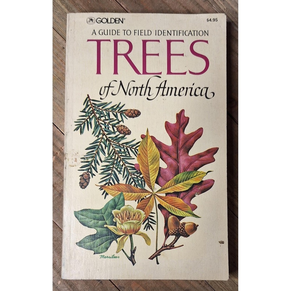 1968 Paperback Golden Field Guide Trees of North America C Frank Brockman